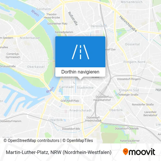 Martin-Luther-Platz Karte