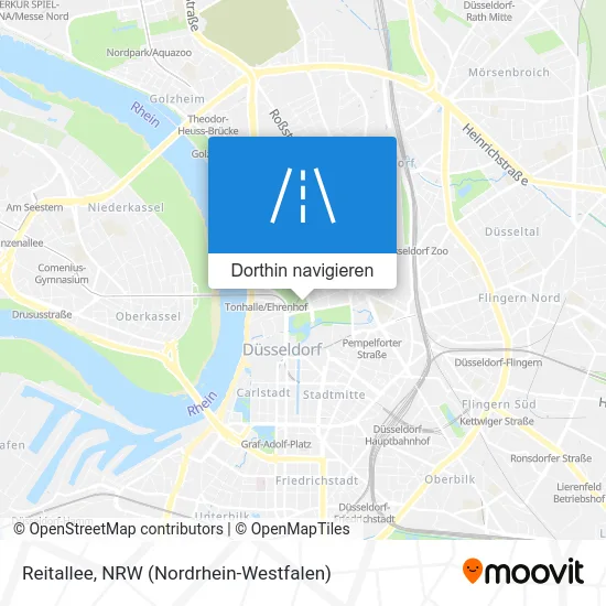 Reitallee Karte
