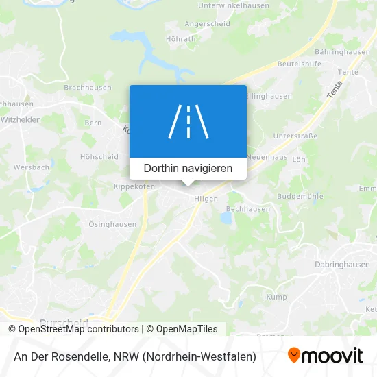 An Der Rosendelle Karte