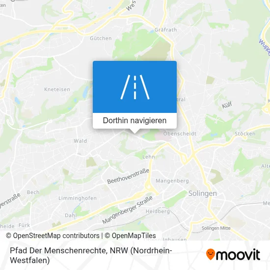 Pfad Der Menschenrechte Karte