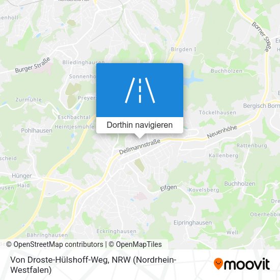 Von Droste-Hülshoff-Weg Karte