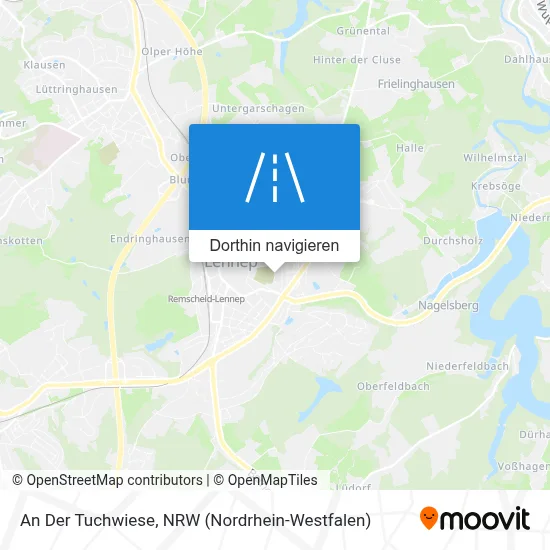 An Der Tuchwiese Karte