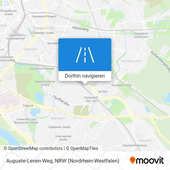 Auguste-Leven-Weg Karte