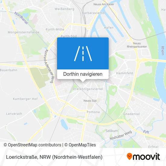 Loerickstraße Karte
