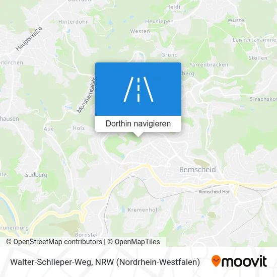 Walter-Schlieper-Weg Karte