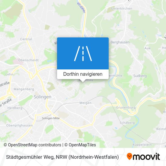 Städtgesmühler Weg Karte