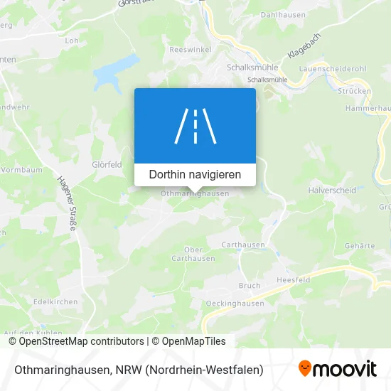 Othmaringhausen Karte