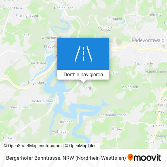 Bergerhofer Bahntrasse Karte