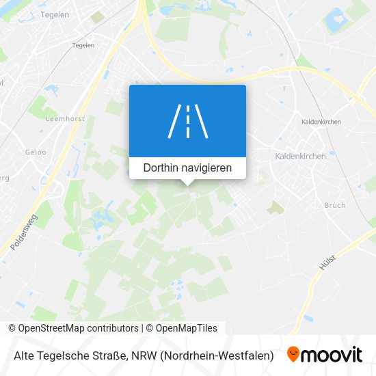 Alte Tegelsche Straße Karte
