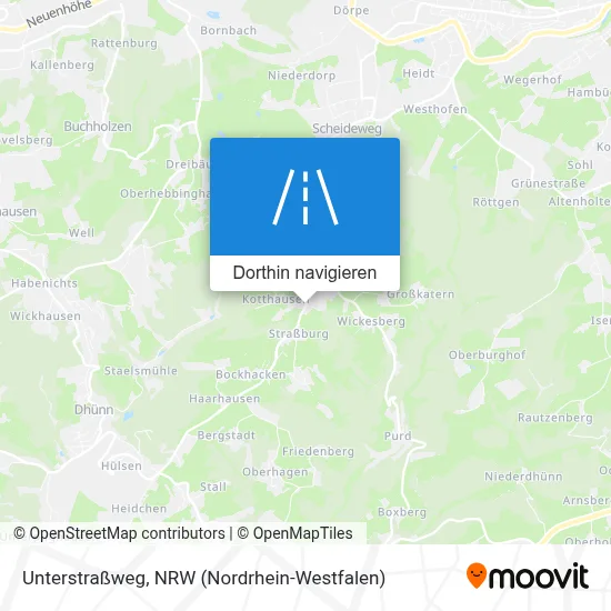 Unterstraßweg Karte