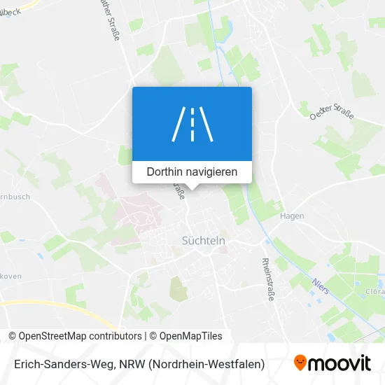 Erich-Sanders-Weg Karte