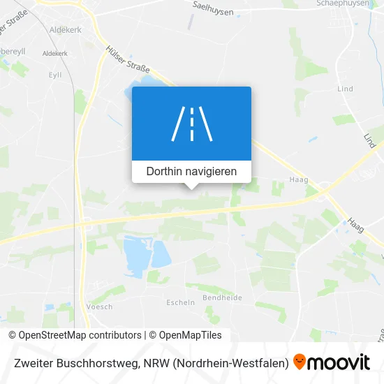 Zweiter Buschhorstweg Karte