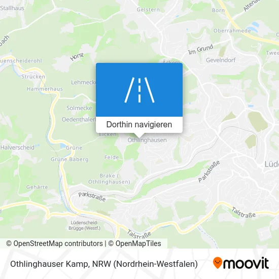 Othlinghauser Kamp Karte