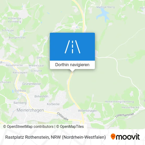 Rastplatz Rothenstein Karte