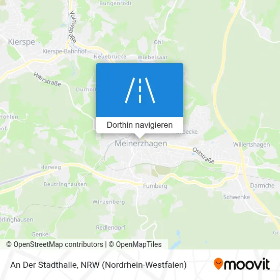 An Der Stadthalle Karte