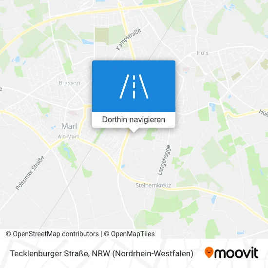 Tecklenburger Straße Karte
