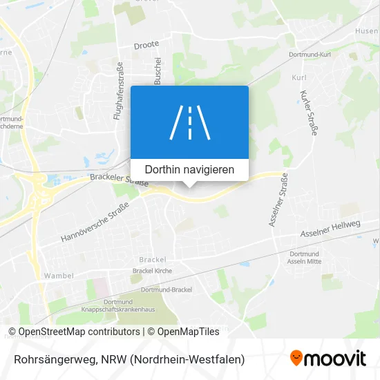 Rohrsängerweg Karte