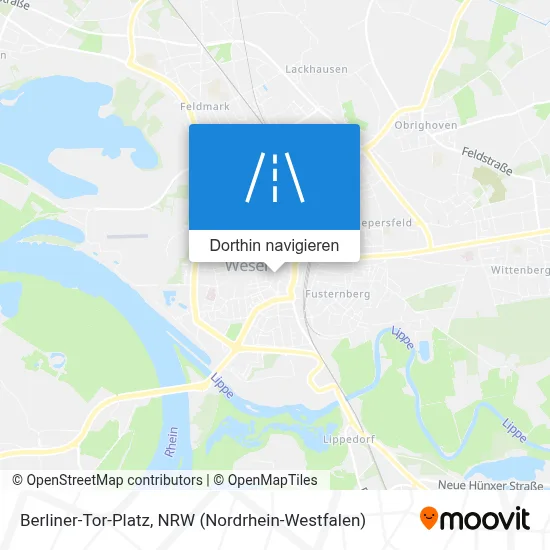 Berliner-Tor-Platz Karte