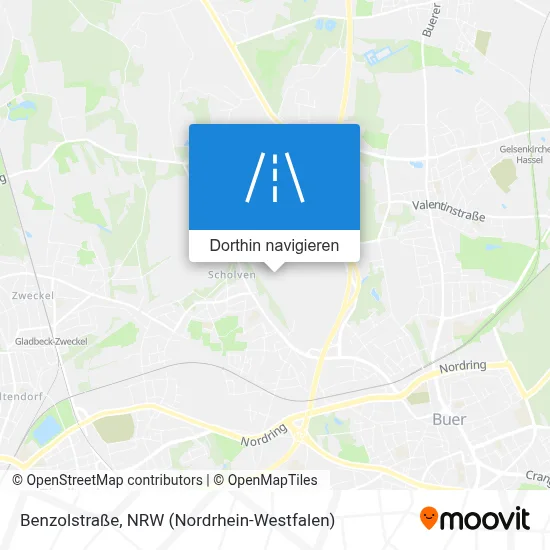 Benzolstraße Karte