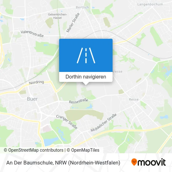 An Der Baumschule Karte