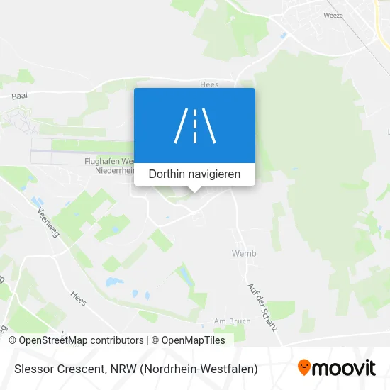 Slessor Crescent Karte