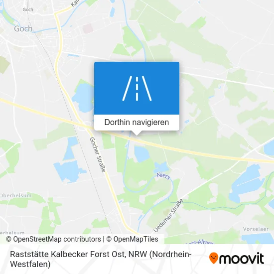 Raststätte Kalbecker Forst Ost Karte