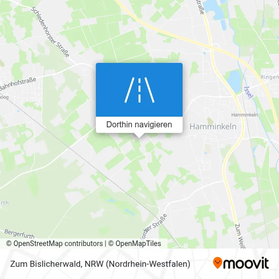 Zum Bislicherwald Karte