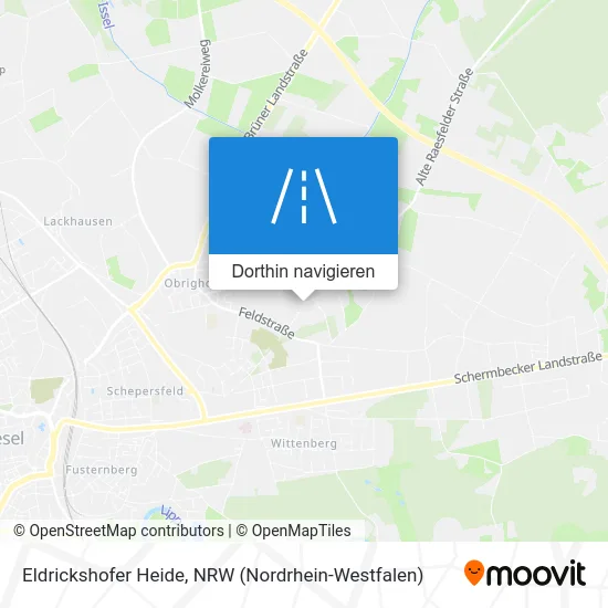 Eldrickshofer Heide Karte