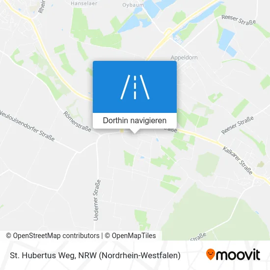 St. Hubertus Weg Karte