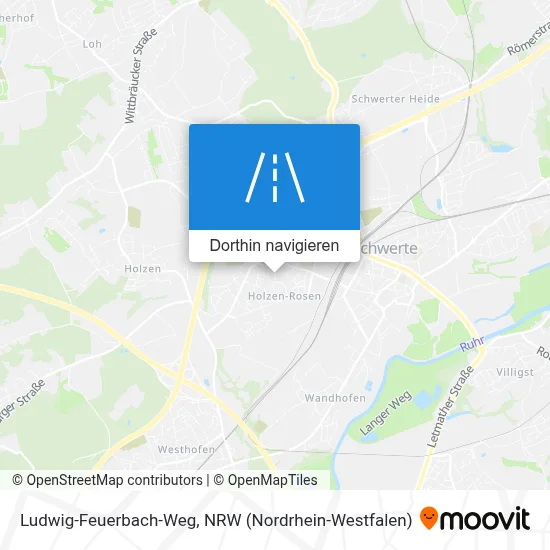 Ludwig-Feuerbach-Weg Karte