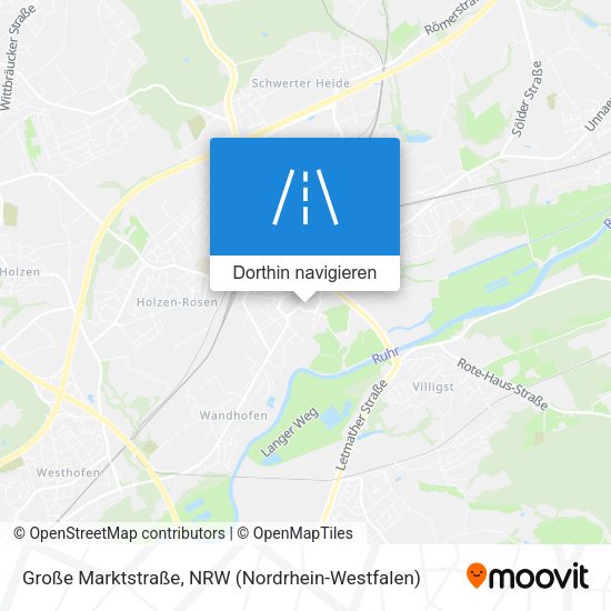Große Marktstraße Karte