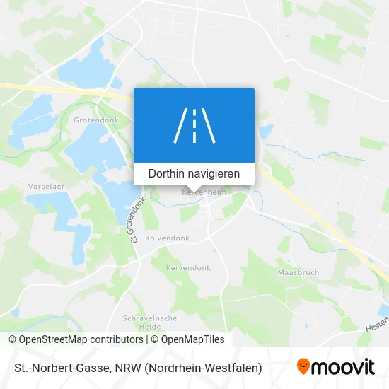 St.-Norbert-Gasse Karte