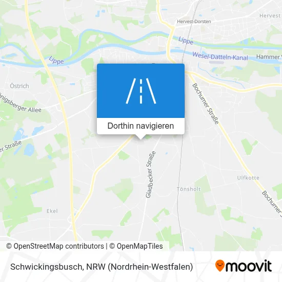 Schwickingsbusch Karte