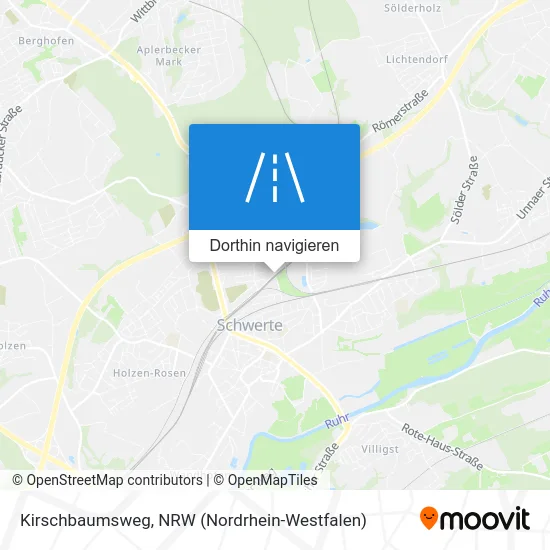 Kirschbaumsweg Karte