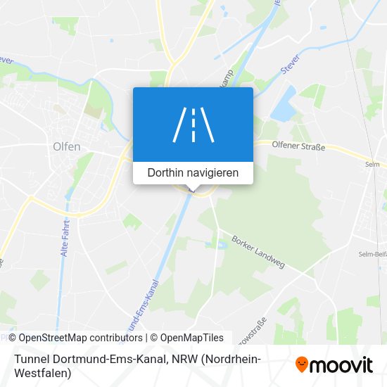 Tunnel Dortmund-Ems-Kanal Karte