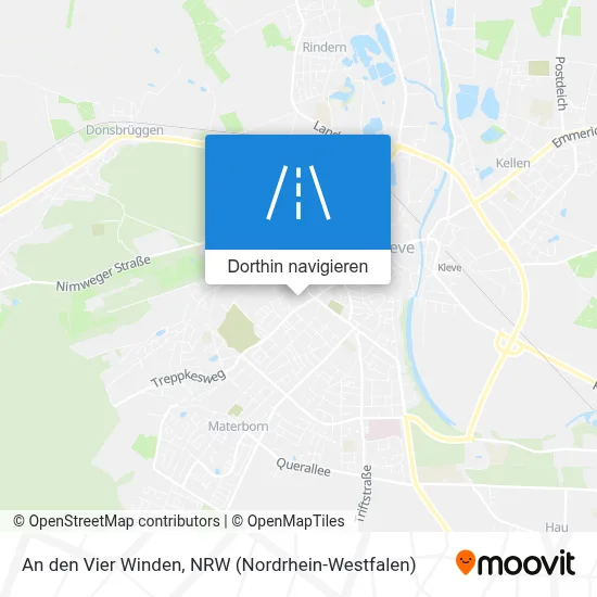 An den Vier Winden Karte