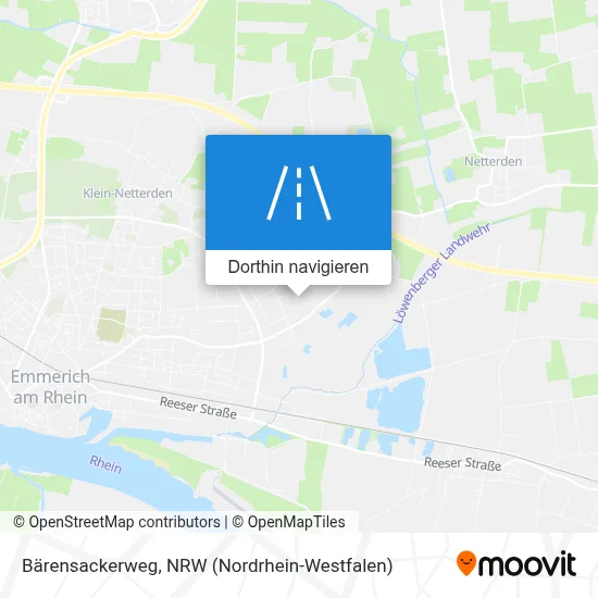 Bärensackerweg Karte