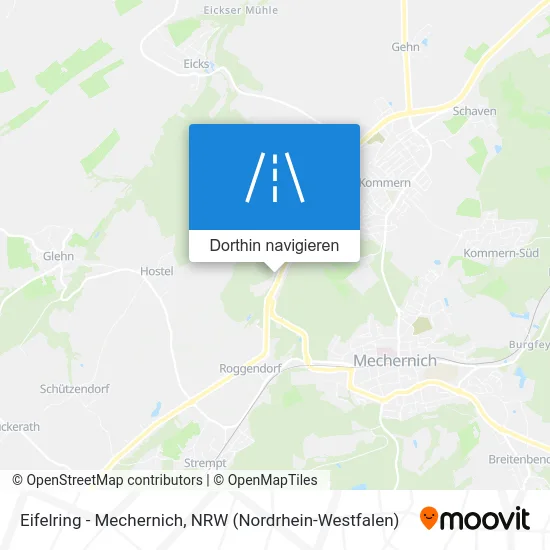 Eifelring - Mechernich Karte