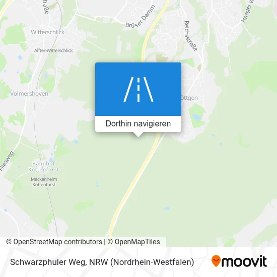 Schwarzphuler Weg Karte