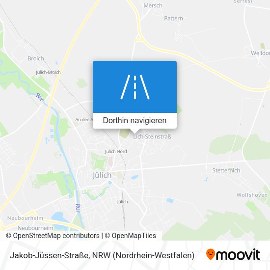 Jakob-Jüssen-Straße Karte