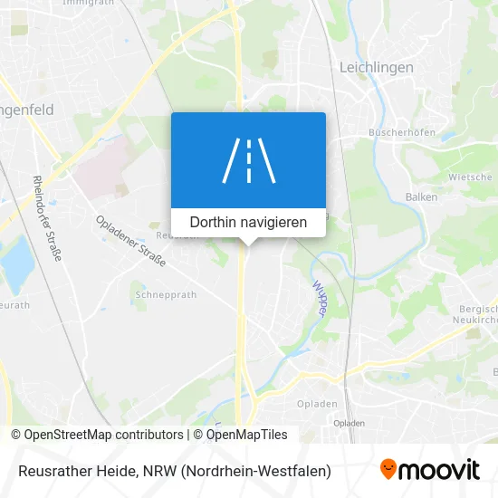 Reusrather Heide Karte