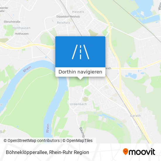 Böhneklöpperallee Karte