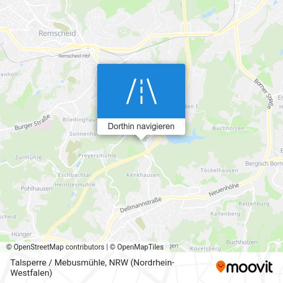Talsperre / Mebusmühle Karte