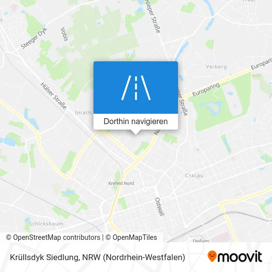 Krüllsdyk Siedlung Karte