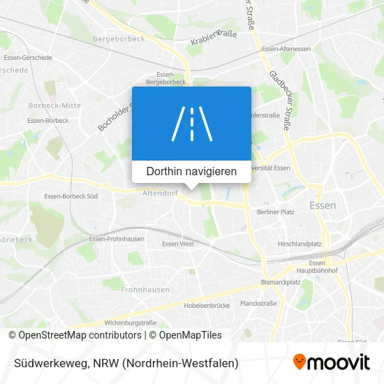 Südwerkeweg Karte