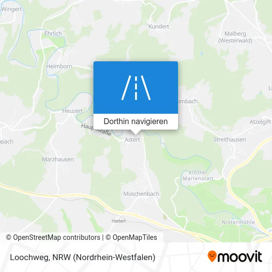 Loochweg Karte