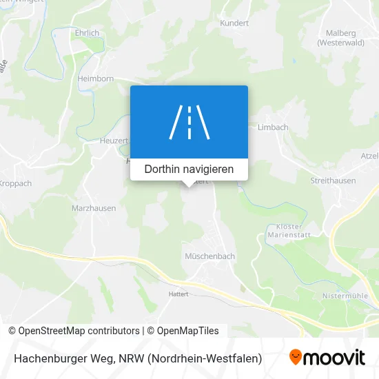 Hachenburger Weg Karte
