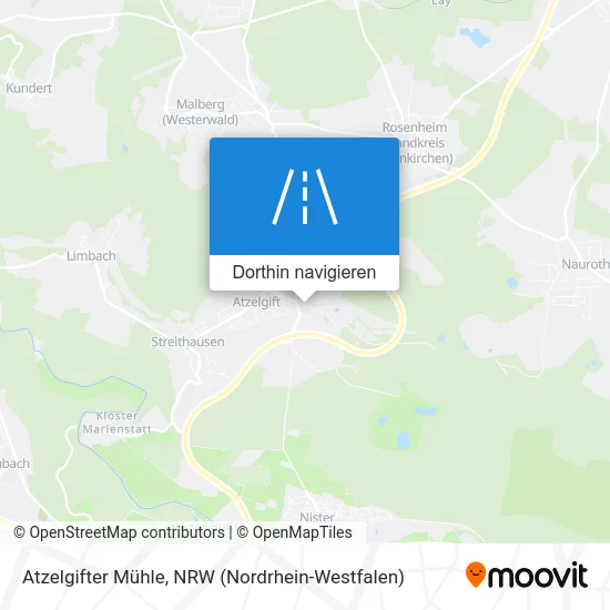 Atzelgifter Mühle Karte