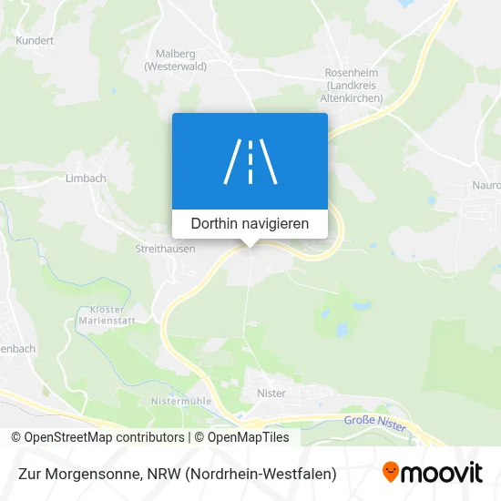 Zur Morgensonne Karte