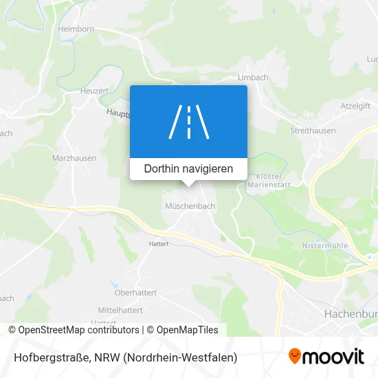 Hofbergstraße Karte